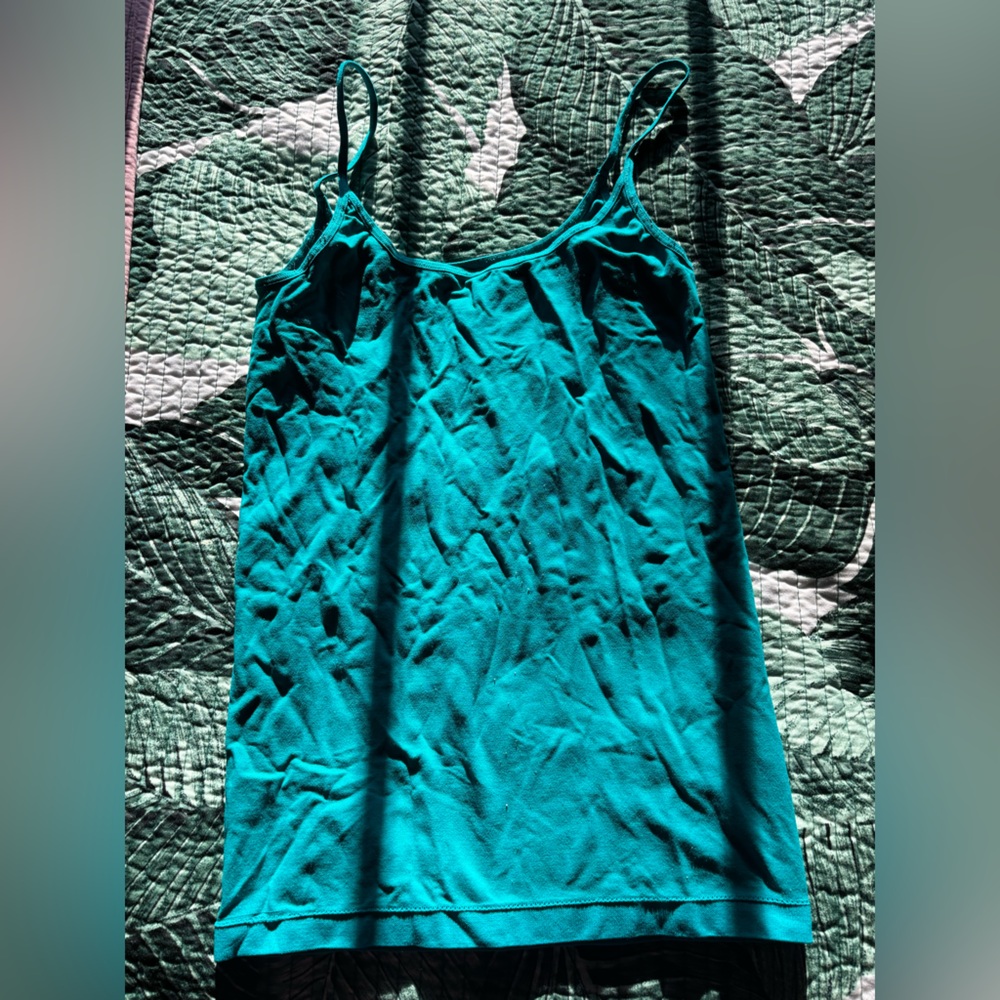 The Limited Women’s Teal Spaghetti Strap Tank Top